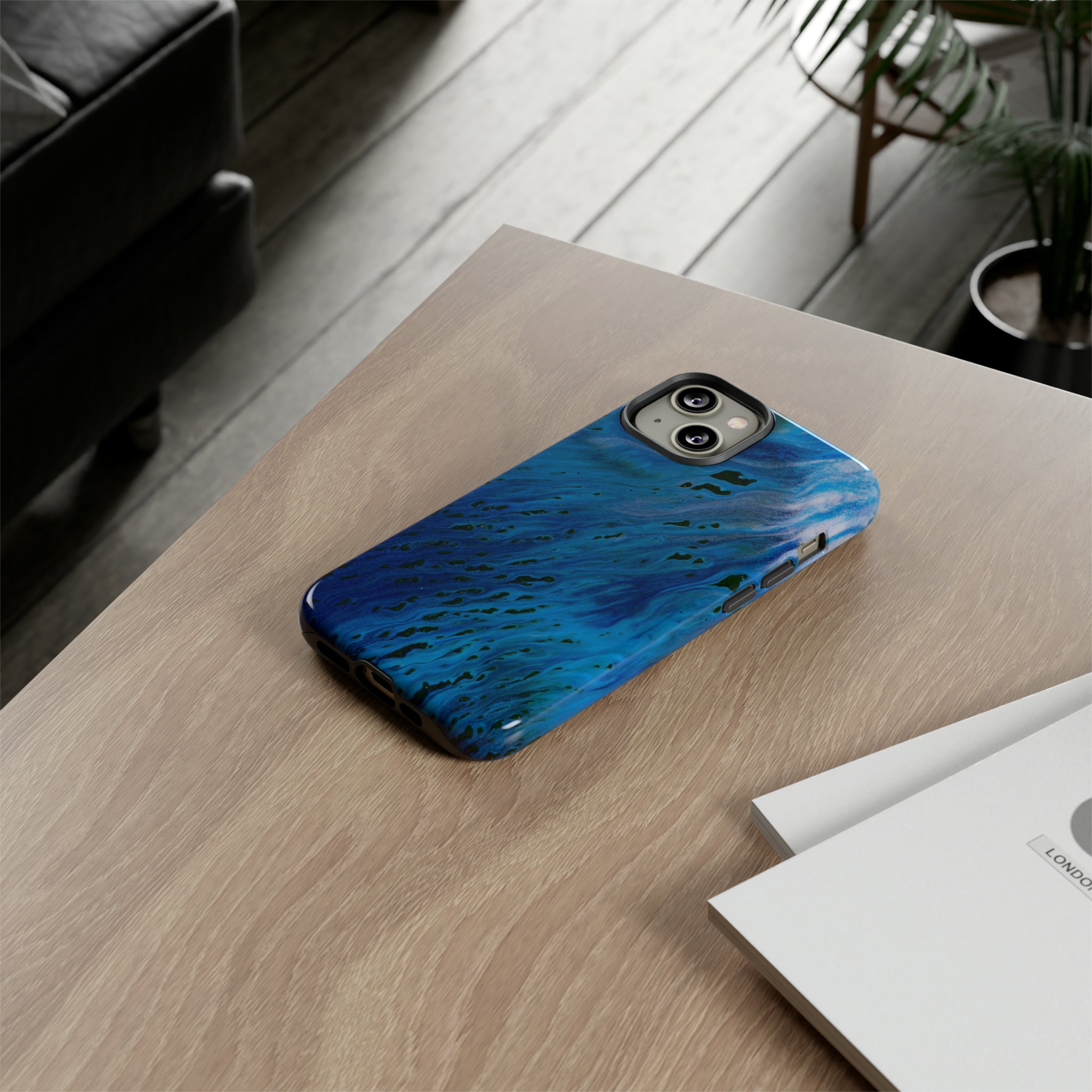 Blue River Ink Art - Protective Phone Case