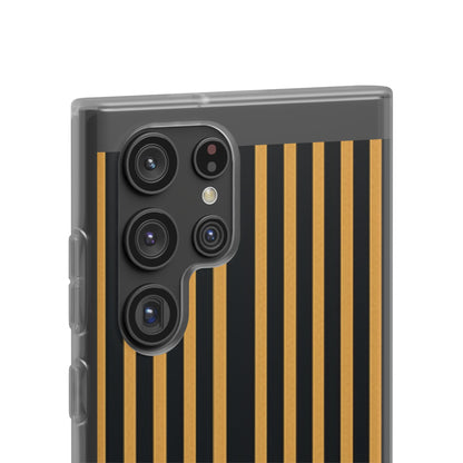 Golden Stripes Samsung S22 Ultra Case - Soft