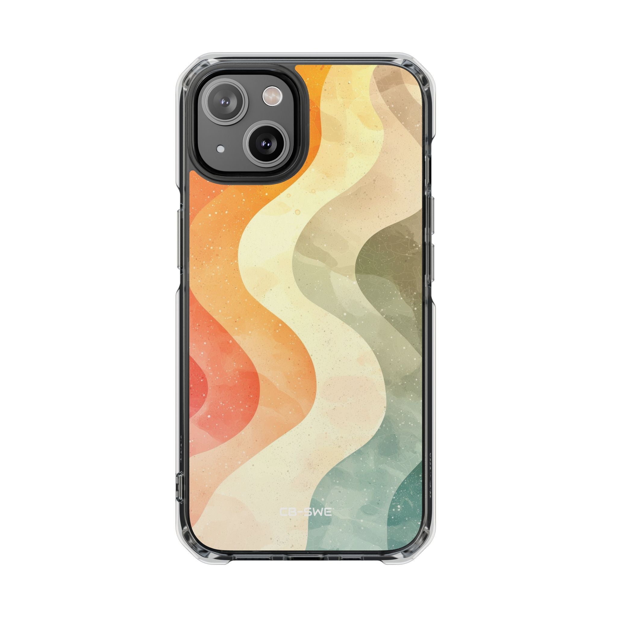 Flowing Waves Dance iPhone Case - Impact