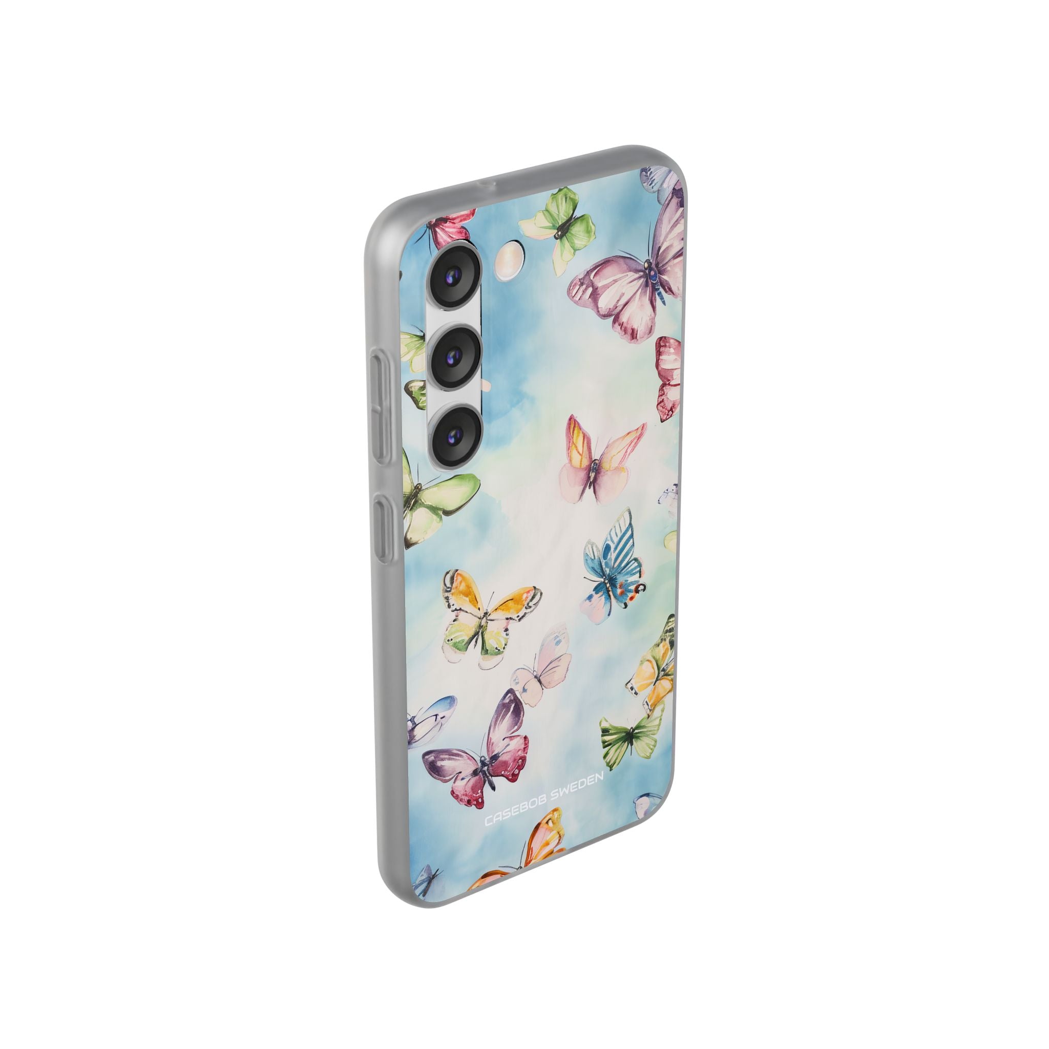 Watercolor Butterfly Bliss - Flexi Samsung S23 Phone Case