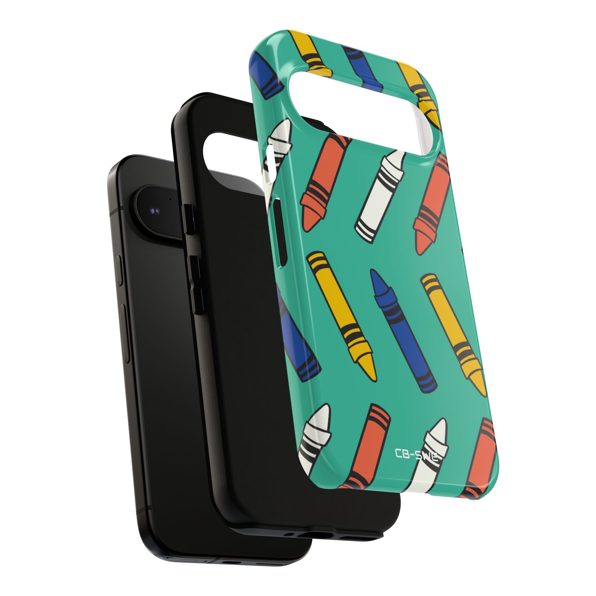 Crayons Dance Playfully - Google Pixel Case