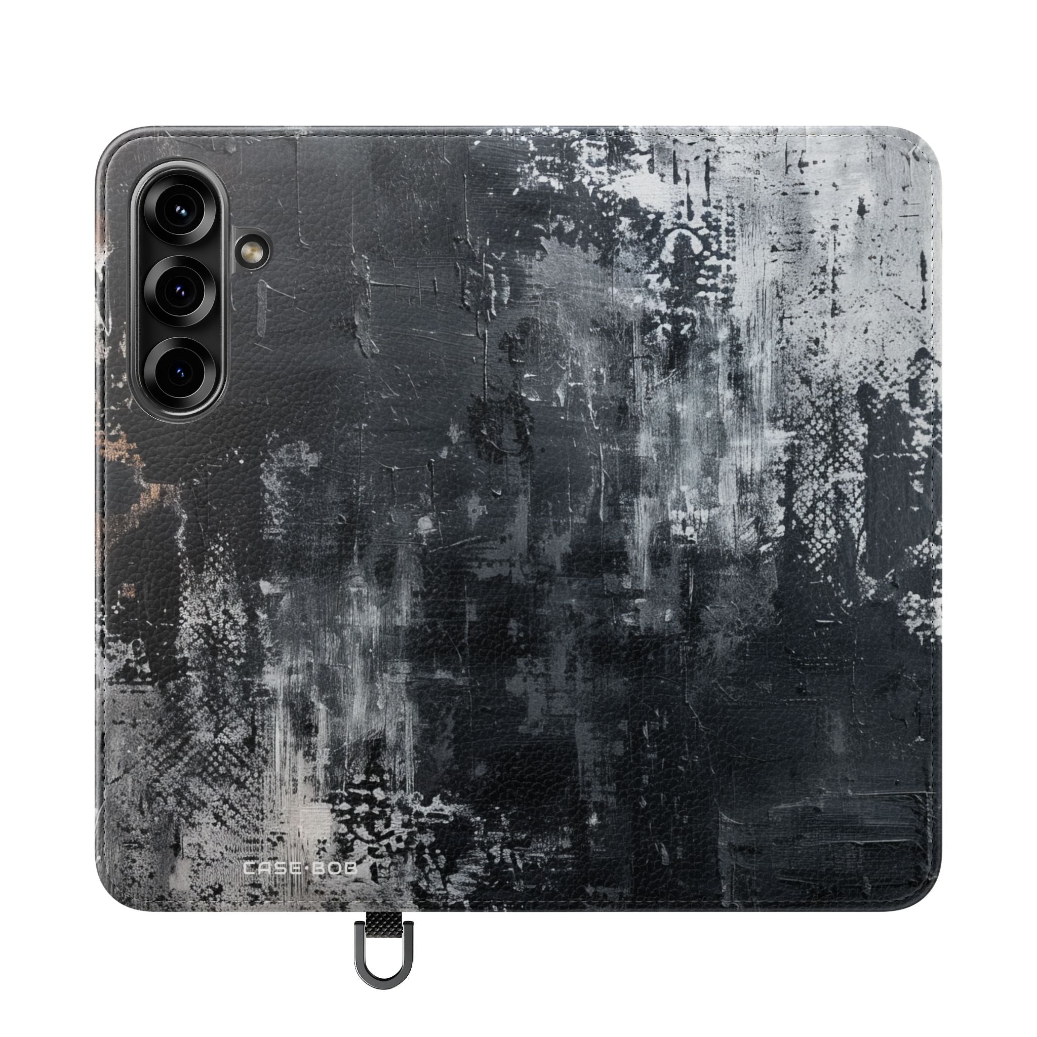 Midnight Brushstroke - Samsung S25 Case - Lompakkokotelo