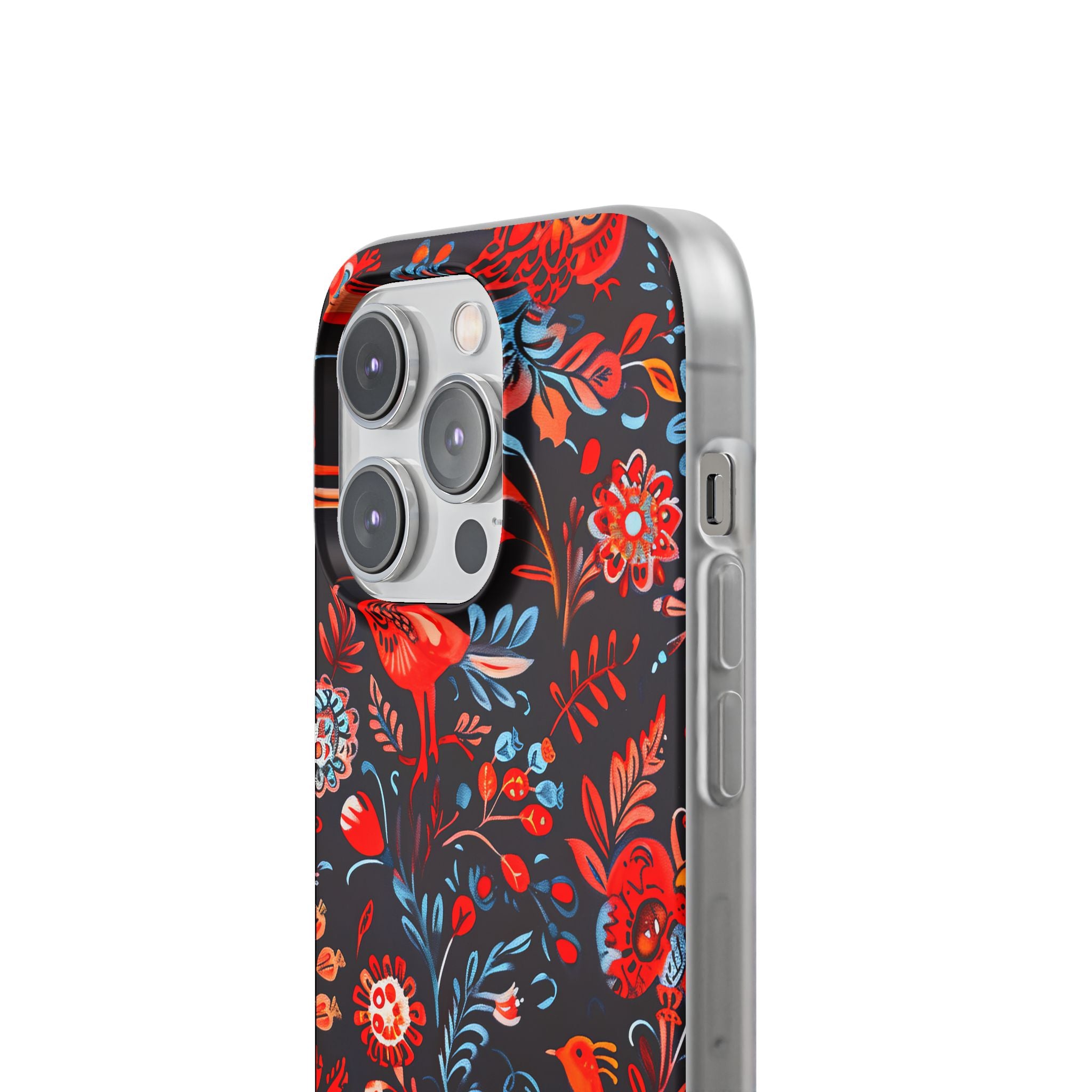 Vivid Birdscape iPhone 14 Pro Case - Soft