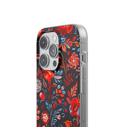 Vivid Birdscape iPhone 14 Pro Case - Soft