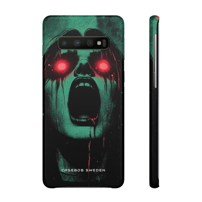 Haunting Glow of Gothic Eyes Samsung S10 - Slim Phone Case