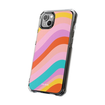 Fluid Color Waves iPhone Case - Impact
