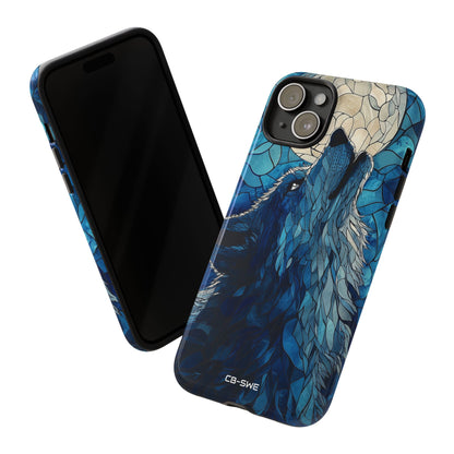 Wolf Howls Moonlight - iPhone Case
