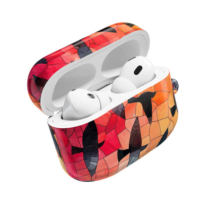 Värjätyt lasi- linnut - AirPods Case