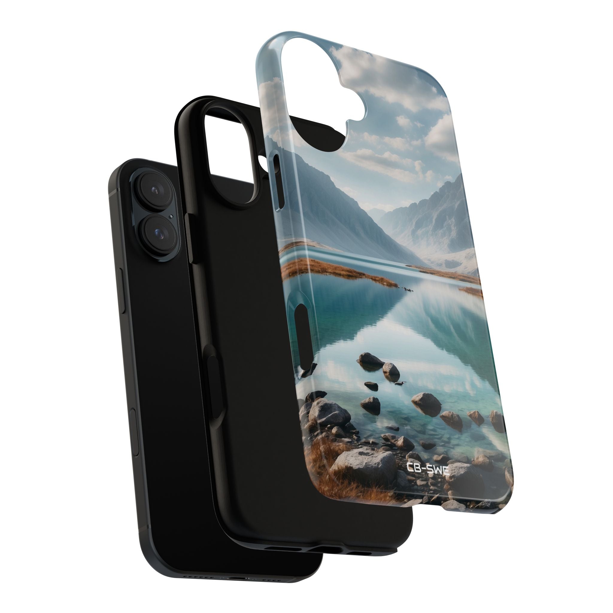Mountain Reflections Swim - iPhone Case