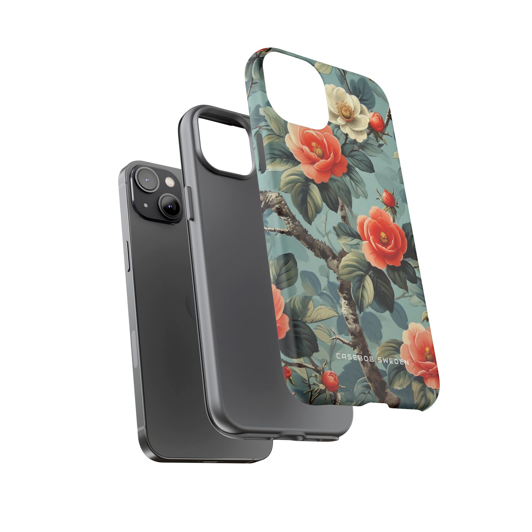 Vintage Floral Romance iPhone 14 - Tough Phone Case