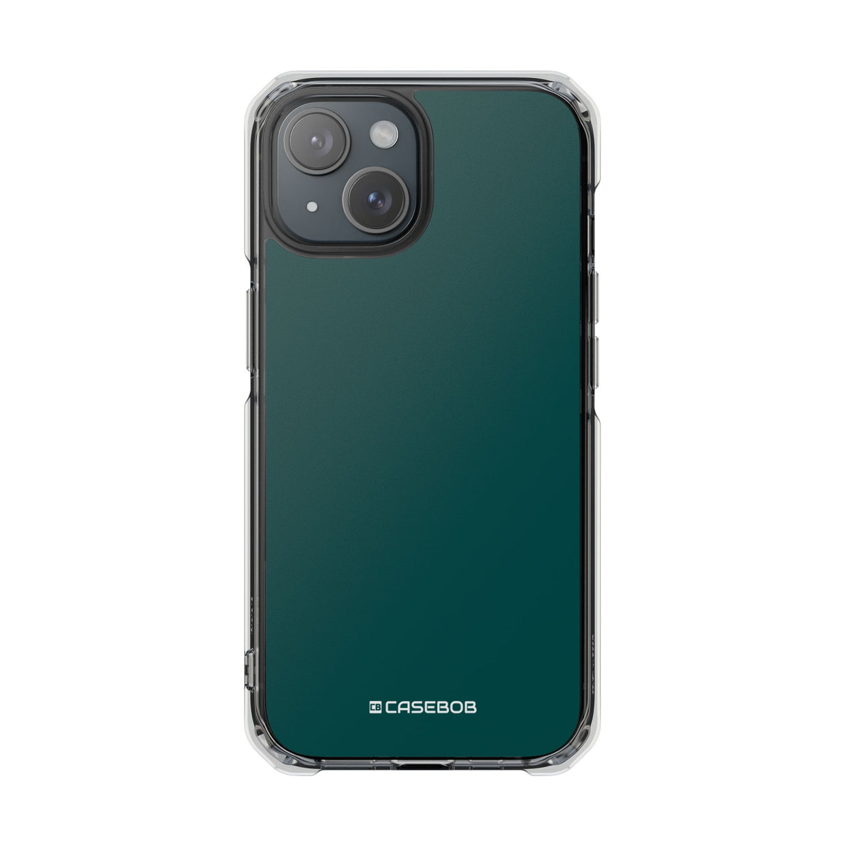 Deep Jungle Green | Handyhülle für iPhone (Clear Impact Case – magnetisch) 