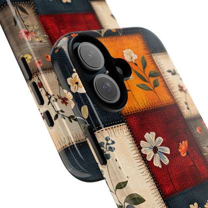 Floral Patches Bloom - iPhone Case