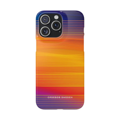 Gradient Sunset Flow iPhone 15 - Slim Phone Case