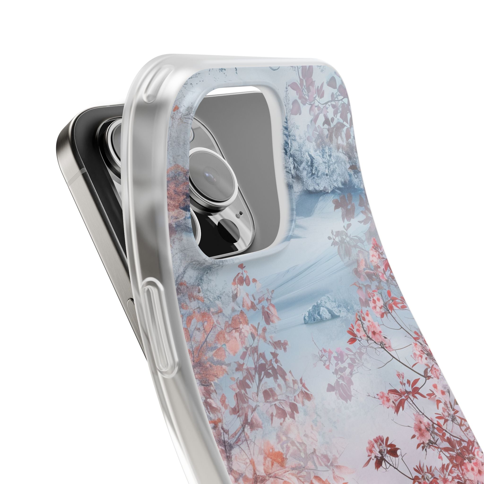 Floral Serenity Case - Flexi iPhone 16 Phone Case