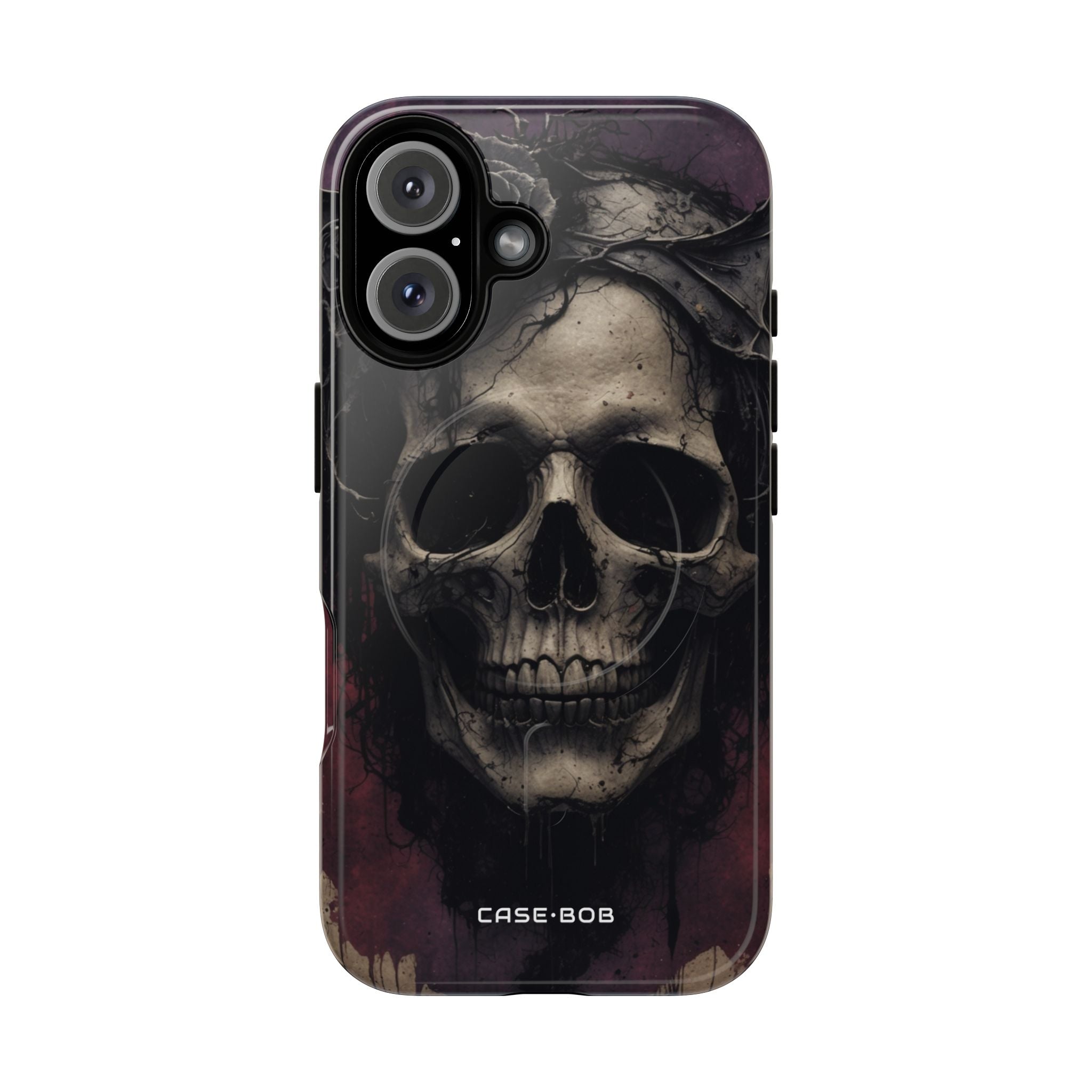Gothic Skull Crown iPhone 16 Case - Tough+