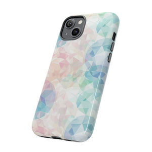 Geometric Intricacy: Pastel Precision - Protective Phone Case