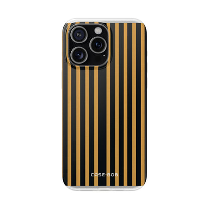 Golden Stripes iPhone 15 Pro Max Case - Soft