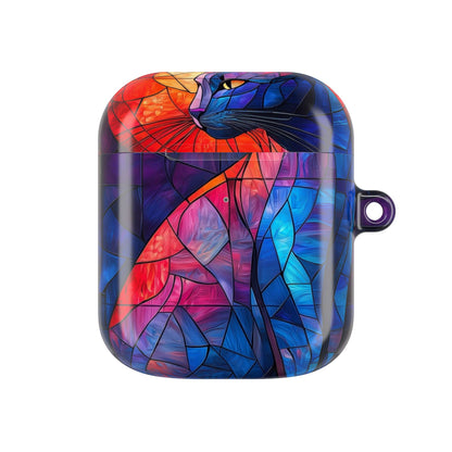 Stained Glass Cat - AirPods Case