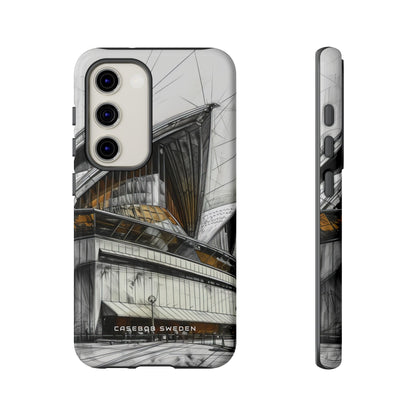 Architectural Curves in Line Formation Samsung S23 - Tough Phone Case