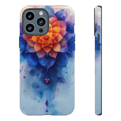 Blue Rose Mandala Serenity - Protective Phone Case