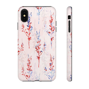 Pink Vintage Flowers - Protective Phone Case