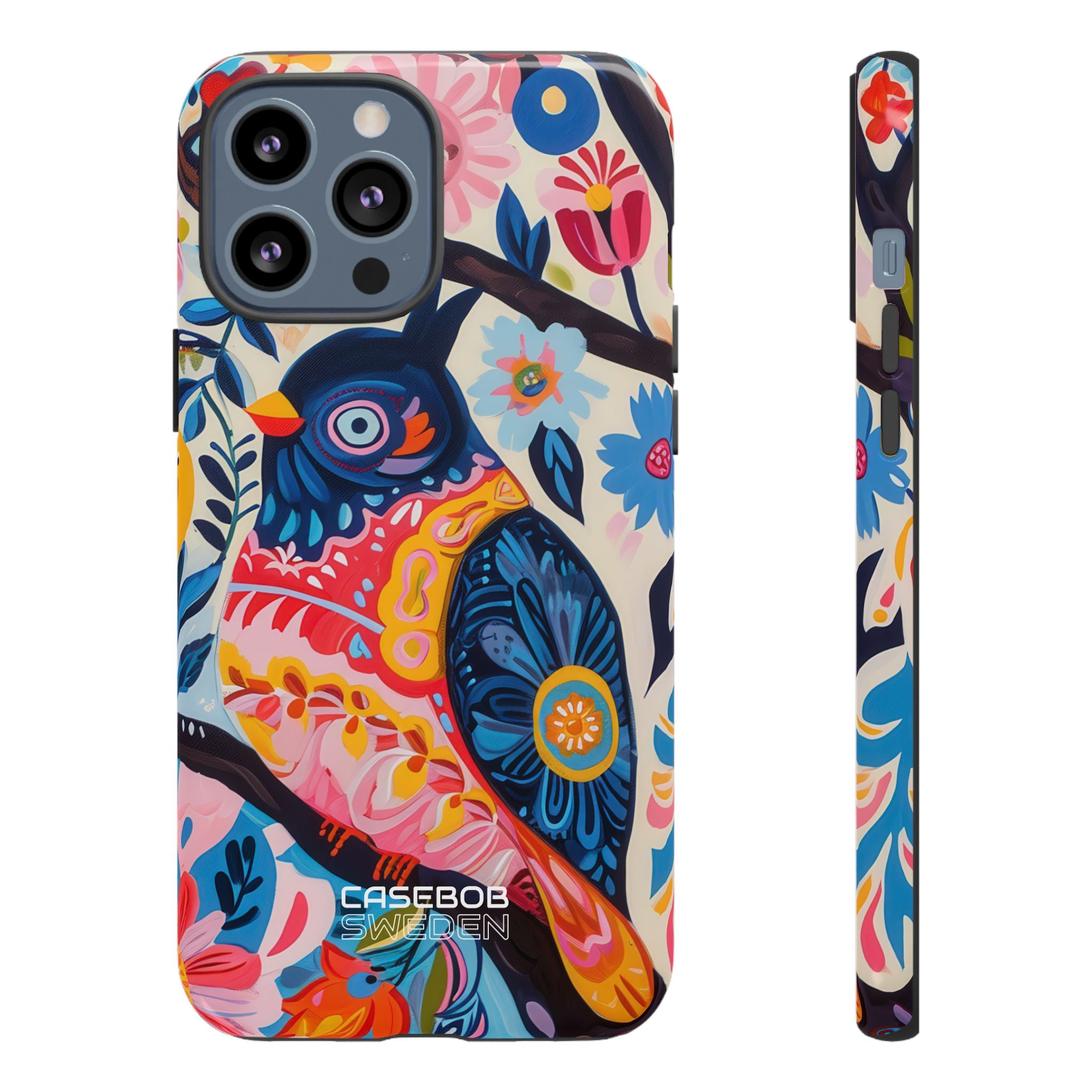 Whimsical Owl Garden iPhone 13 - Tough