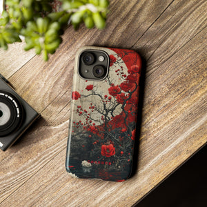 Moonlit Rose Peace - Protective Phone Case