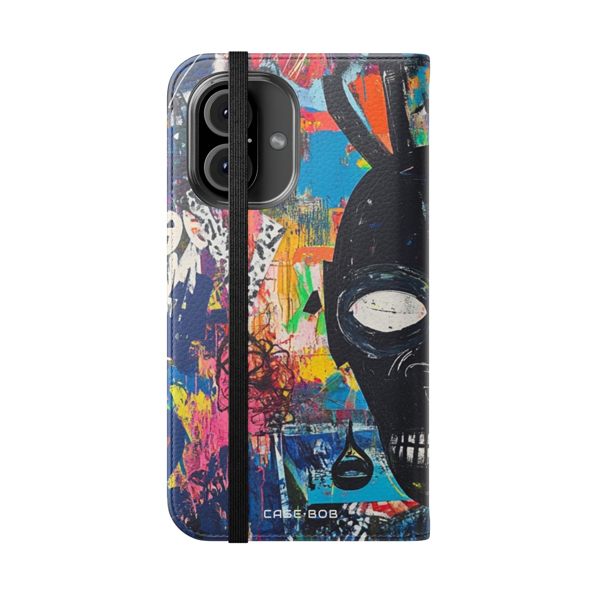 Neon Skull Burst - iPhone 16  Case - Wallet