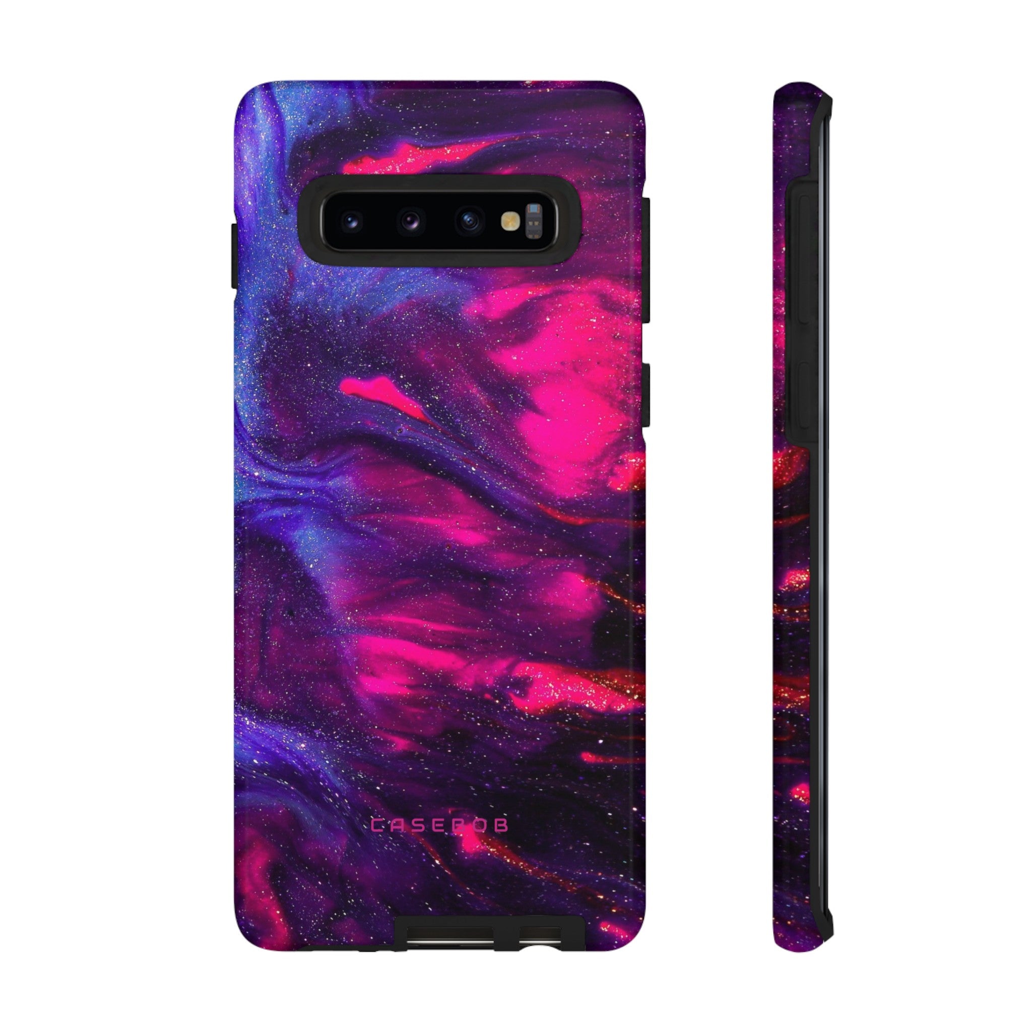 Deep Purple Ink Art - Protective Phone Case