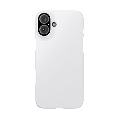 Ghost White iPhone 16 - Slim Phone Case