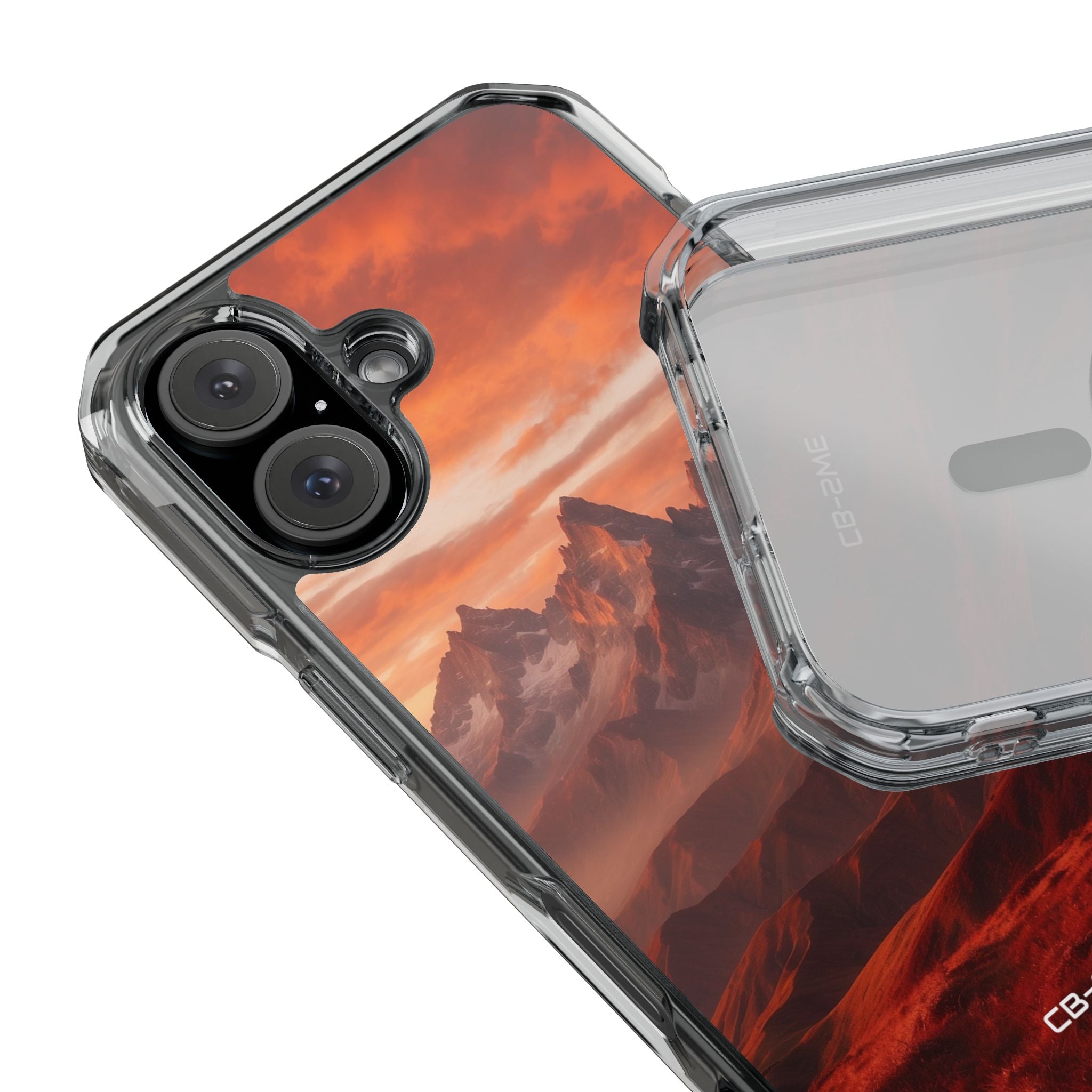 Mountain Peaks Glowing iPhone Case - Impact