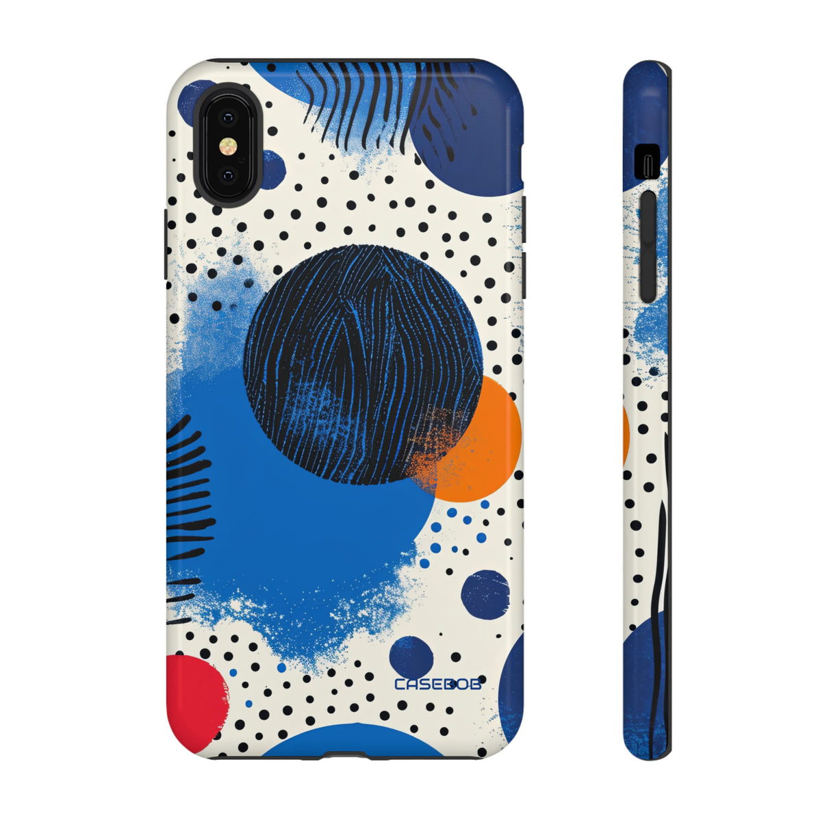 Blue Tranquil Geometry - Protective Phone Case