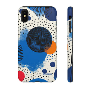 Blue Tranquil Geometry - Protective Phone Case