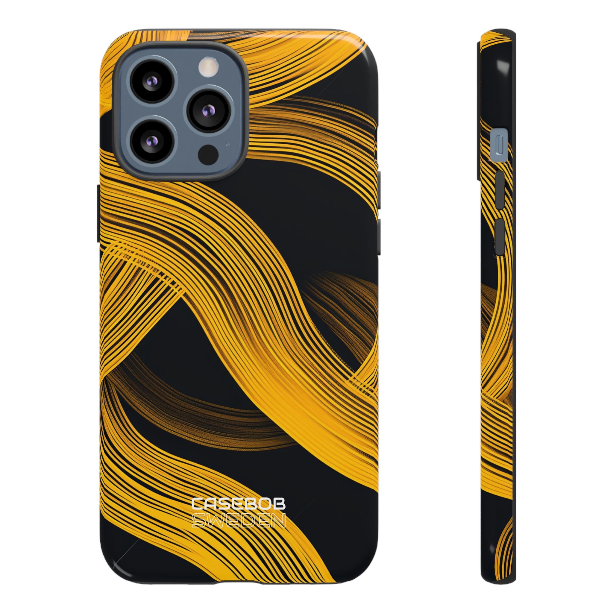 Yellow Flow Lines iPhone 13 - Tough