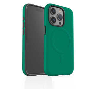 Emerald Enigma - Handyhülle für iPhone | Schützend + Magsafe® kompatibel