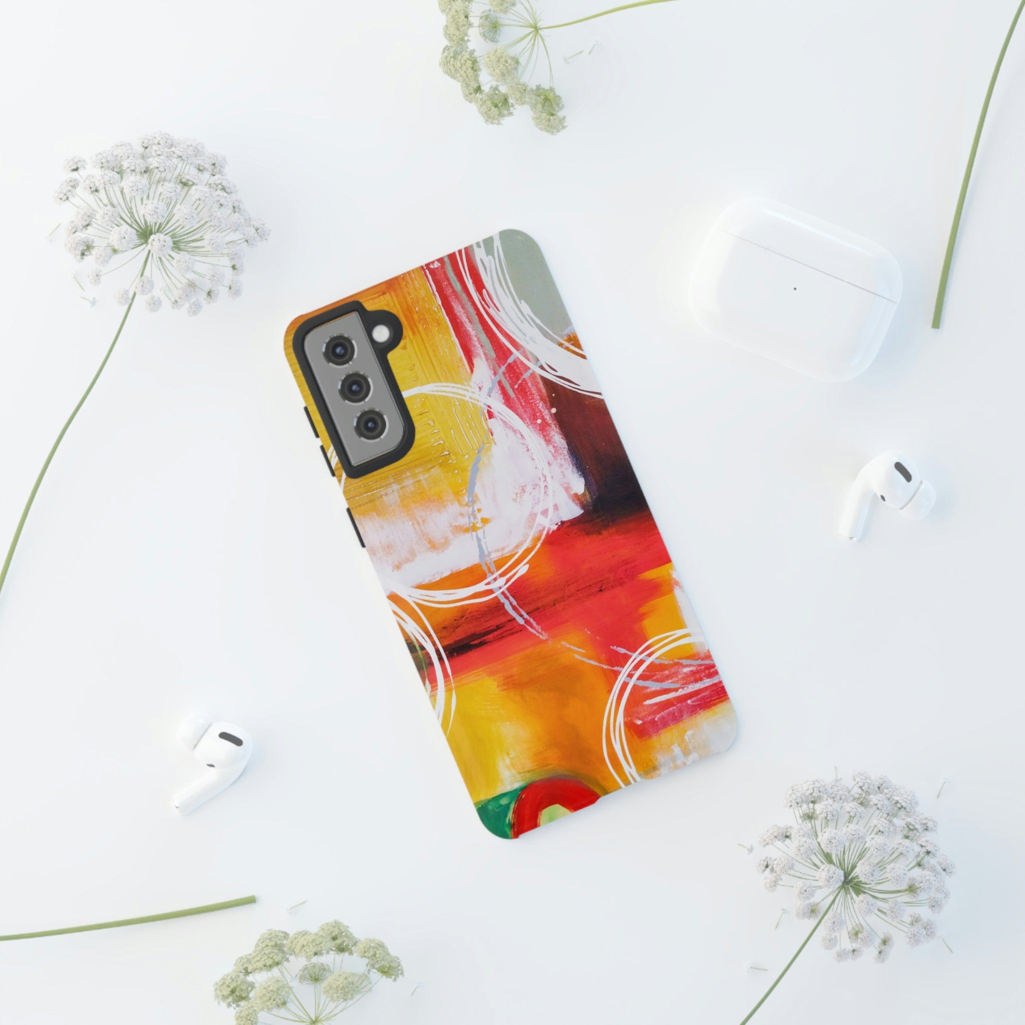 CASEBOB Phone Case Abstract Yellow Android Case (Protective)