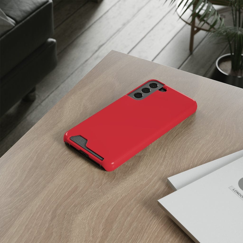 CASEBOB Phone Case Alizarin Crimson Android Case (Card)