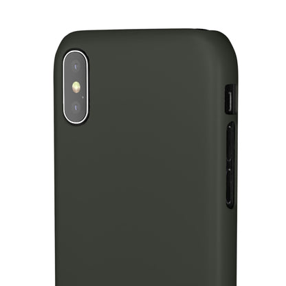 CASEBOB Phone Case Black Olive iPhone Case (Slim)