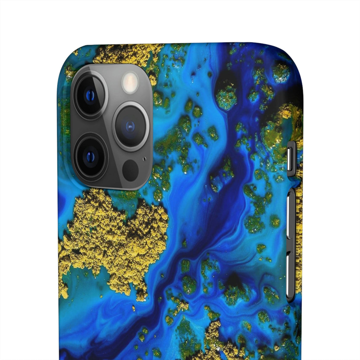 CASEBOB Phone Case Blue Clear Ocean Ink Art iPhone Case (Slim)