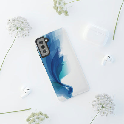 CASEBOB Phone Case Blue Feathers Android Case (Protective)