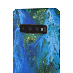 CASEBOB Phone Case Blue Globe Ink Art Android Case (Slim)