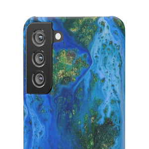 CASEBOB Phone Case Blue Globe Ink Art Android Case (Slim)