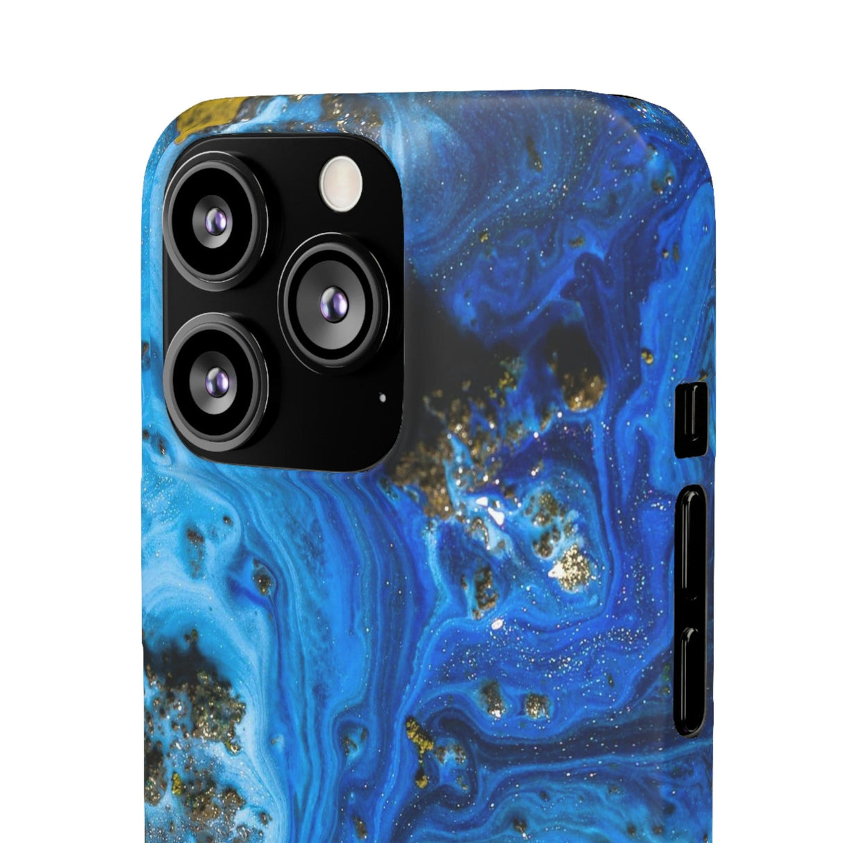 CASEBOB Phone Case Blue Ice Melt Ink Art iPhone Case (Slim)