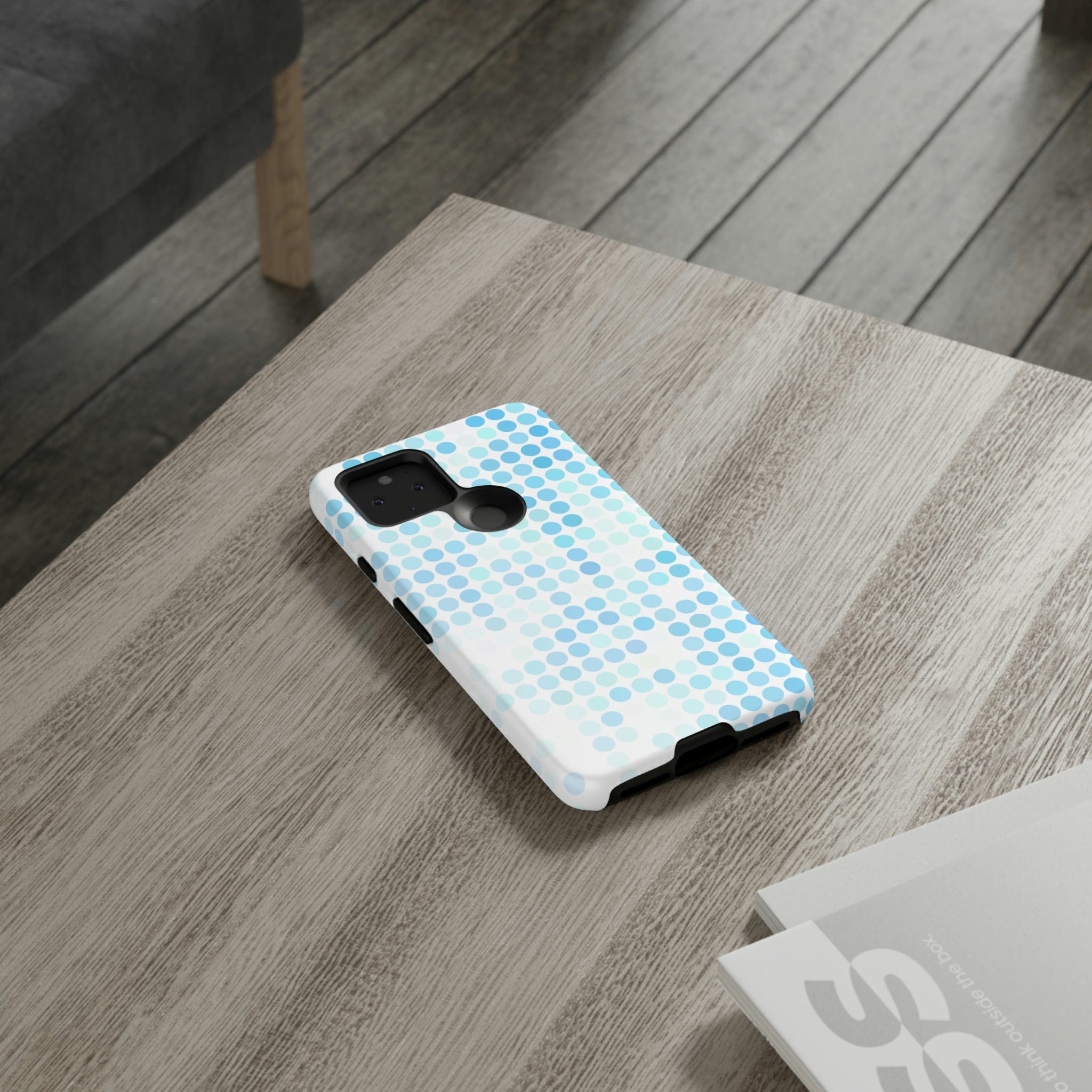 CASEBOB Phone Case Blue Pixels Android Case (Protective)