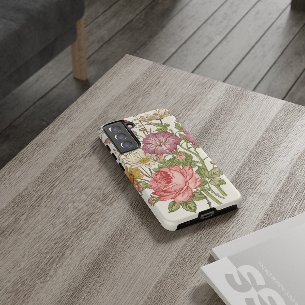 CASEBOB Phone Case Bouquet Rose Vintage Flower Samsung Case (Protective)