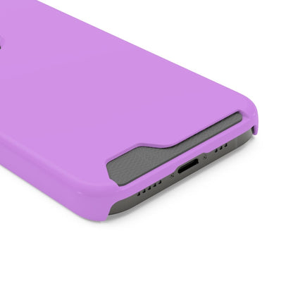 CASEBOB Phone Case Bright Lilac iPhone Case (Card)