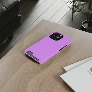 CASEBOB Phone Case Bright Lilac iPhone Case (Card)