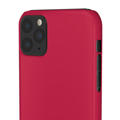 CASEBOB Phone Case Bright Maroon iPhone Case (Slim)