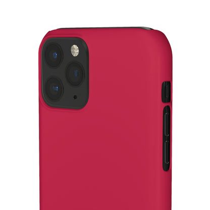 CASEBOB Phone Case Bright Maroon iPhone Case (Slim)