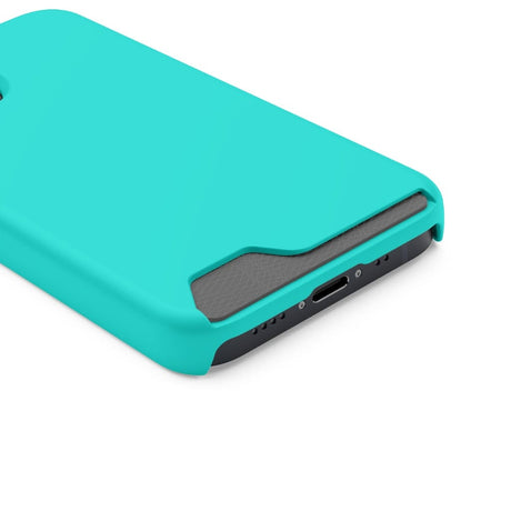 CASEBOB Phone Case Bright Turquoise iPhone Case (Card)